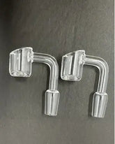 14MM Male Joint Cut 90 Degree Quartz Banger